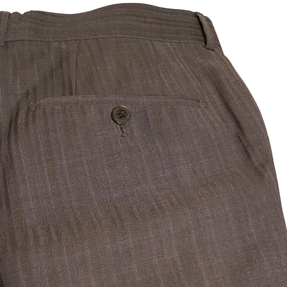 Men’s Boss Hugo Boss Pants Pasini / Movie 1 Suit 44L Gray Blue Herringbone - Picture 4 of 9